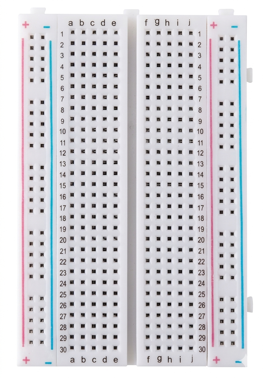 Breadboard 400 Kontakte lötfreies Steckboard für Arduino, Raspberry Pi, ESP, DIY